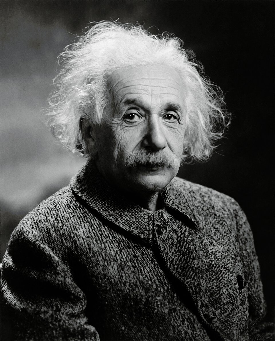 Retrato de Albert Einstein